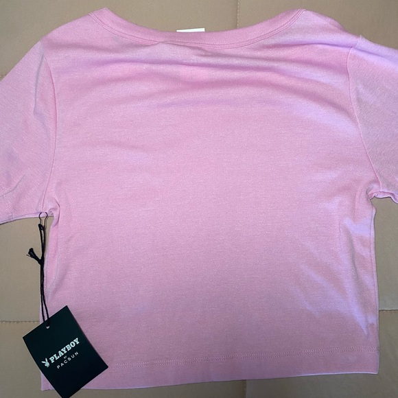 Playboy Crop Top Baby Tee - Picture 6 of 7